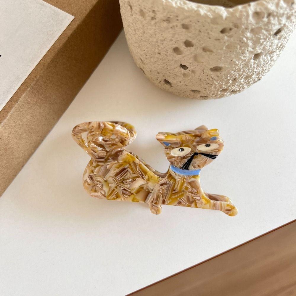 Pet Acetate Cat Hair Claw Cartoon Shark Clip Personalized Animal Hair Clip  Girl