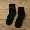5/10 Pairs Comfortable Casual Spring Summer Socks Women's Mid Calf Solid Color Cotton Socks Cute Long Socks Sweat Absorbing Breathable Socks