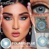 Eyeshare 2 buc = 1 pereche Lentile de contact colorate pentru ochi Ochi albaștri Lentilă de culoare Lentilă roșie Lentilă naturală anuală 14,2 mm