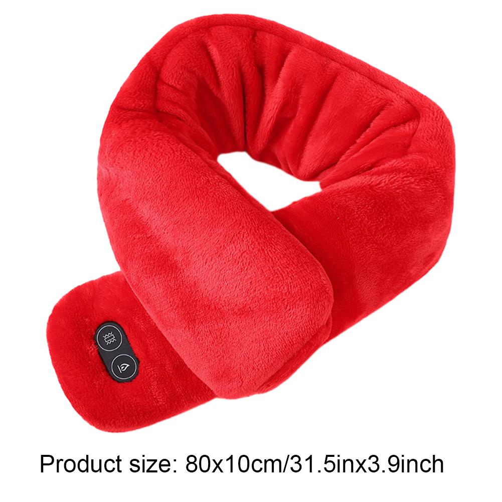 3 Temp Settings Winter Smart Heat Scarf Warm Electric Heating Scarf Soft Electric Heated Neck Pad for Winter Christmas Gifts