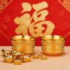 Festive Decoration Offering Cup, for Worshiping God of Wealth and Buddha, Bai Fu Cup, Offering Wine Cup
