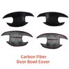 Carbon Car Accessories For Toyota Prius 30 2010 2012 2013 2014 2015 2016 Chrome Plated Door Handle Bowl Covers Trim Paste Style