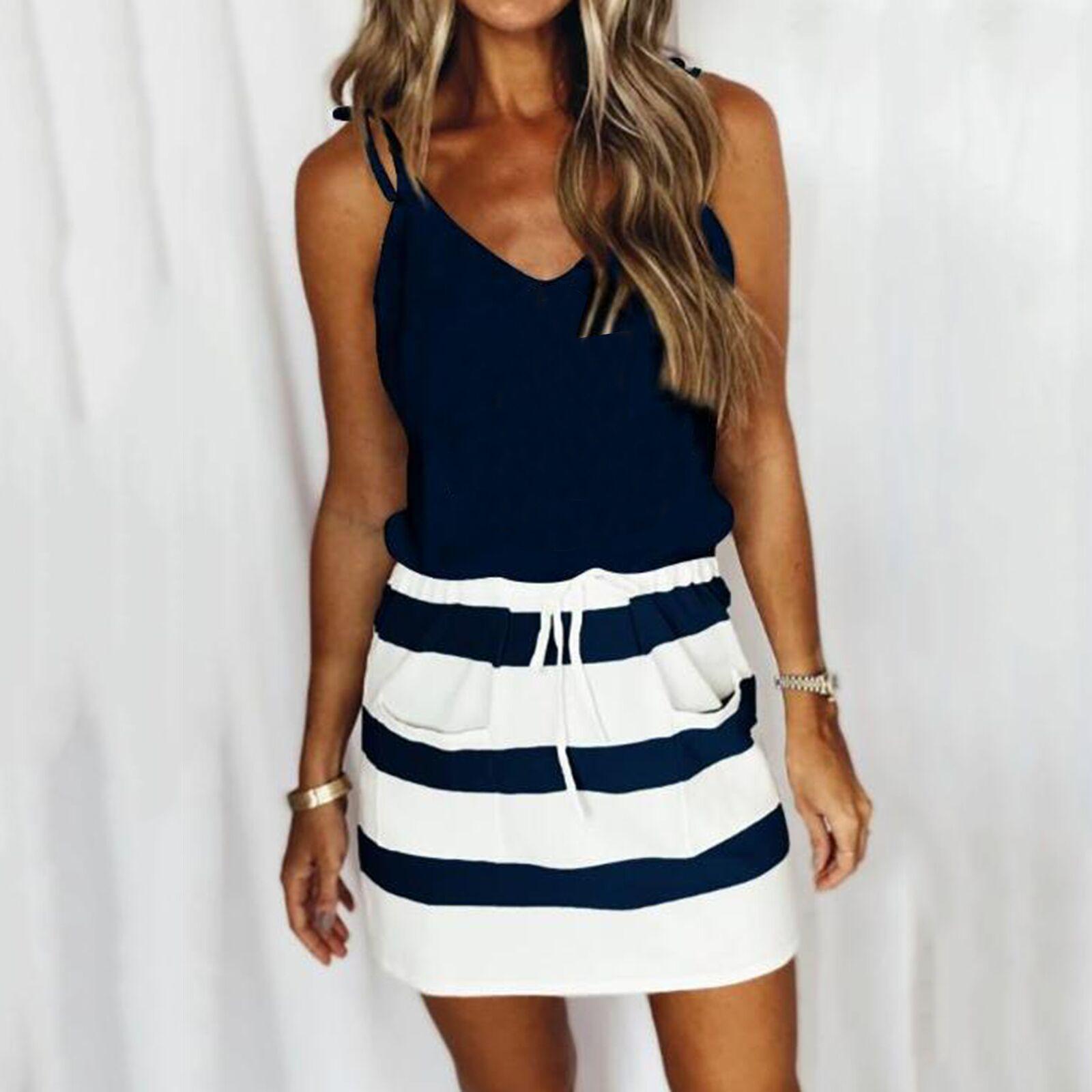

2023 Women s Summer Digital Print Spaghetti Strap A-line Lace-up Dress Double Extra Large