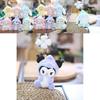 Sanrio Kuromi Plush Keychain With Ultra Soft Short Pile For Bags And Collectors