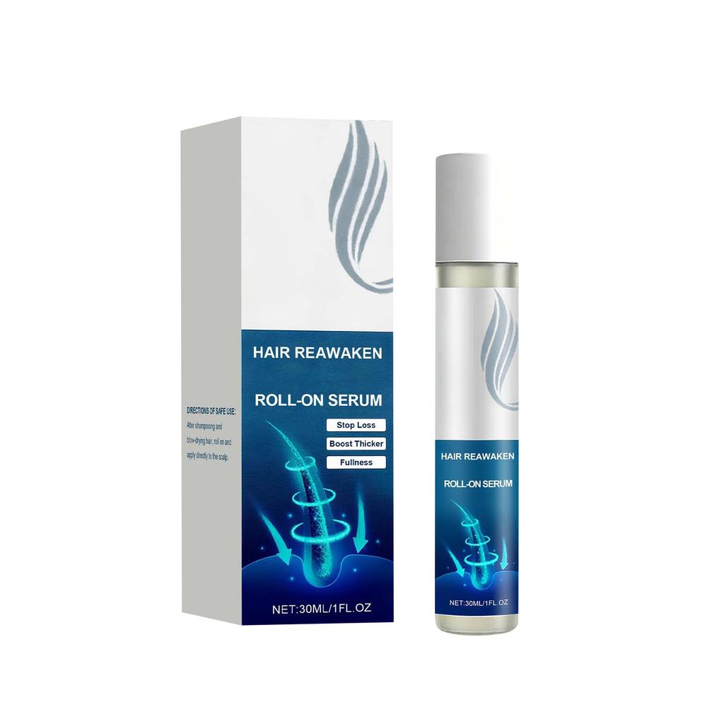 Haarpflege Roll-On Serum Nährt die Kopfhaut, Stärkt die Haarfollikel und Fördert das Haarwachstum. Haar Roll-On Serum, 30ml
