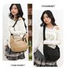 Trendy Large Capacity Ladies Casual Dumpling Crossbody Shoulder Bag for Work and Commute