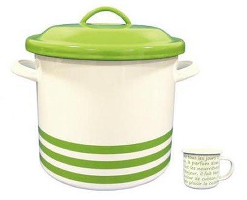 

Hearth Designs Контейнер для риса Эмалированная банка для риса Меланж с мерным стаканом