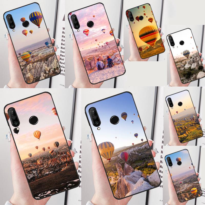 Hot Air Balloon Travel Mountain For Huawei Nova 7i 8i 11i 12i 12s 9 10 SE Y91 Y90 Y60 Y70 Y72 Y61 P60 Pro P30 P40 Lite Case