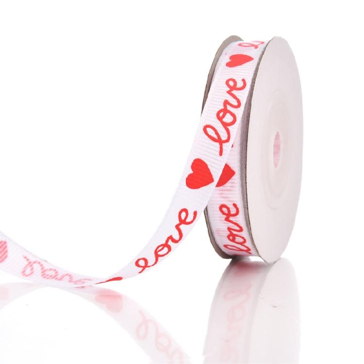 Valentines Ribbon Ribbon For Wreaths Flowers Bouquets Heart Ribbon For Gift Wrap