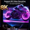 U1 Game Console 8K Android Portable Smart HD Projector with WiFi for Outdoor and Home Use