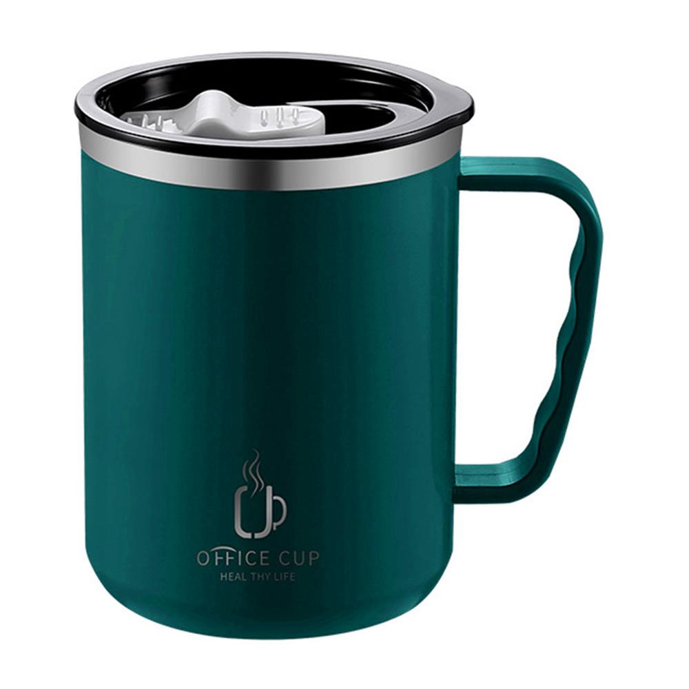500ml Stainless Steel Coffee Cup Vacuum Insulated Coffee Cup With Handle Heat-resistant Drinkware Double Layers Milk Cup Mug