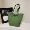 Canvas bag Lazy wind bag Women's large-capacity new versatile shoulder college student tote bag