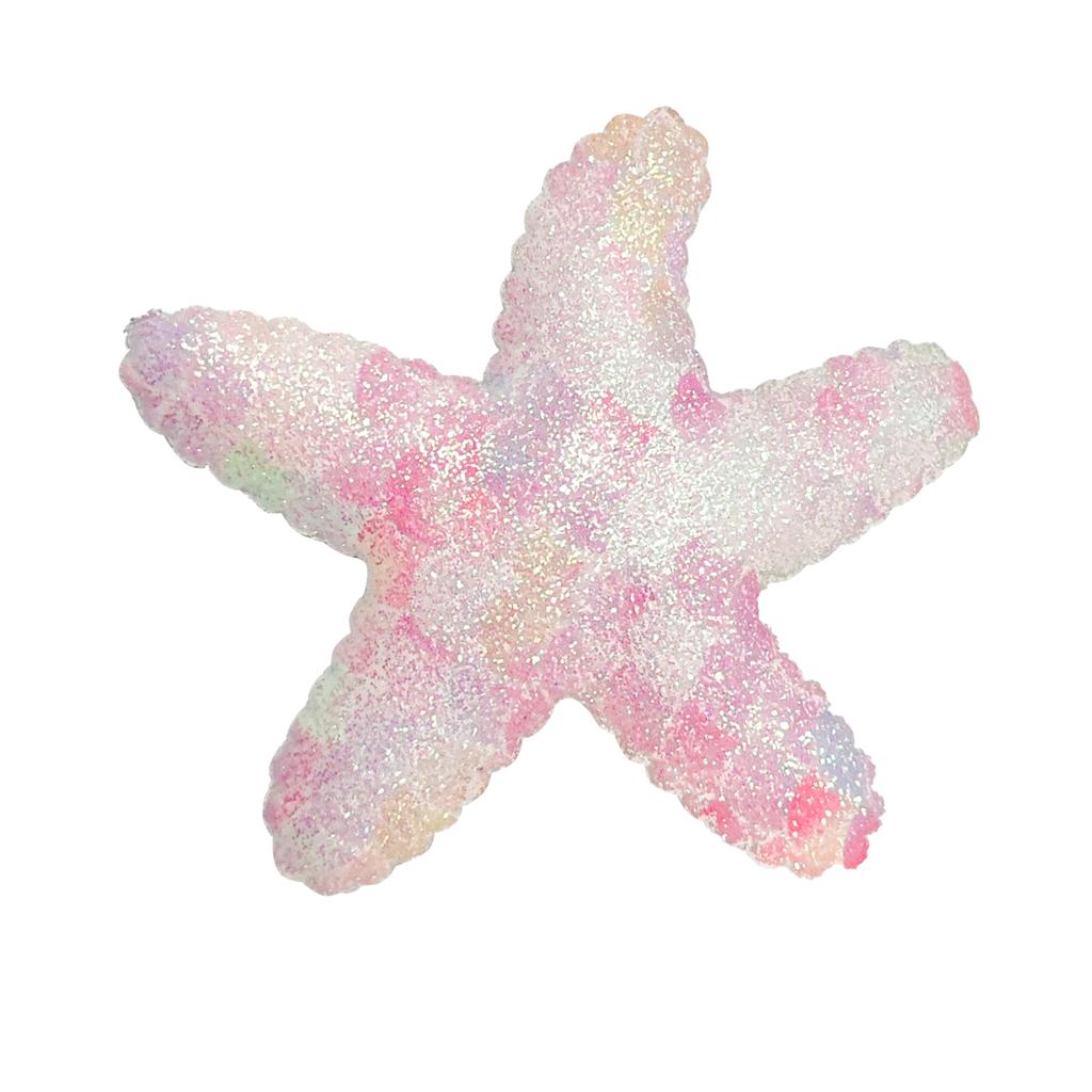 Seestern Haarspangen Pailletten Glitzer Seestern Haarspangen Funkelnde Krokodilklemmen Niedliche Meerjungfrau Accessoires für Frauen Mädchen