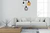 MODERN CEILING HANGING LAMP GLASS CHANDELIER