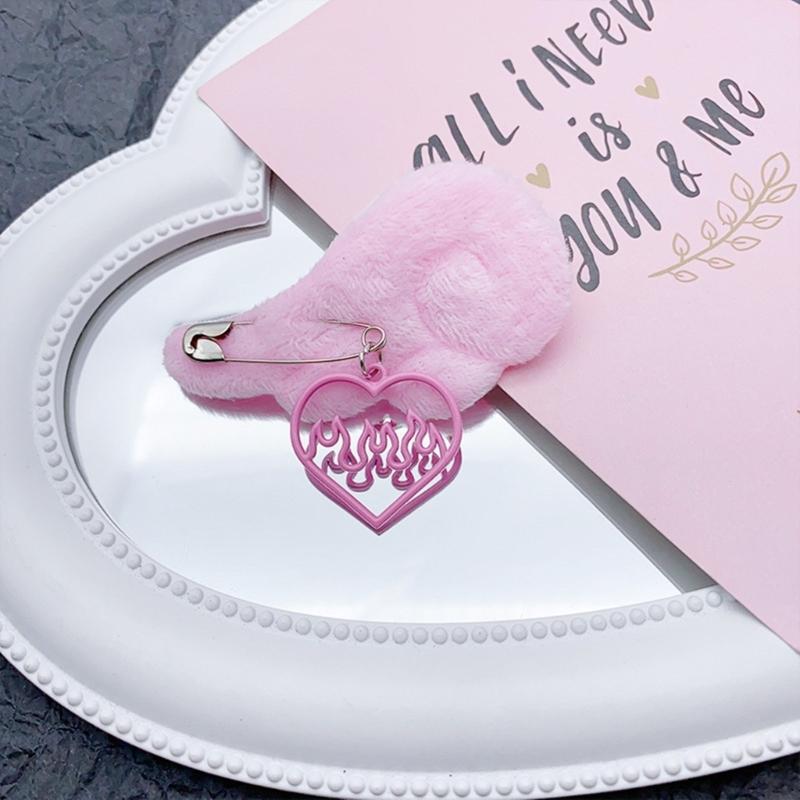 Sweet Style Hair Accessory with Angel Wing Shape Trendy Fashion Hair Clip Charm Adorable and Delicate Hair Accessories