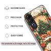 Tempered Glass Phone Case for OnePlus 13R 12 11 10 Pro 5G ACE2 ACE3 Nord CE 4 3 2 Lite Cover Merry Christmas Tree New Year Gifts