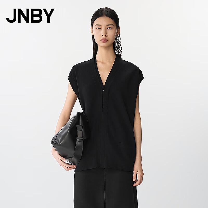 JNBY 2025 Spring V-Neck Sleeveless Knit Top
