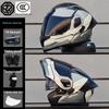 ORZ Bluetooth Flip-up Dual Visor Motorcycle Helmet for Men & Women, HD Full Face, Wingxin Certified for All Seasons.