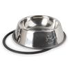 Set of 2 Heavy Duty Stainless Steel Dog Bowls with BPA-Free Rubber Base Dishwasher Safe Accessorized Spoon for Feeding Dogs Cats