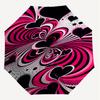 1pc Heart Love Automatic Open/Close Umbrella Compact Folding Umbrella with 8-Rib Shaft for Women/Men, Portable Travel Umbrella,1209S