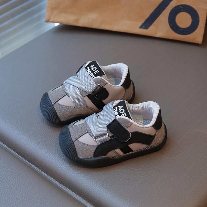 Spring and autumn new baby toddler shoes, men's and women's children's functional shoes, non-slip soft-soled baby shoes, sports and leisure shoes