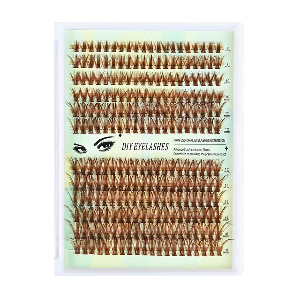 Single Cluster Segmented Eyelashes Soft Fluffy DIY Grafting Eyelashes  Women's Beauty