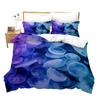 Teal Warm Comforter Cover Set King-Sized Dimensionsd Dimensions Ocean Decor,Jelyfish Soft Duvet Cover Nautical Sea Beding Set Marine Life Retro