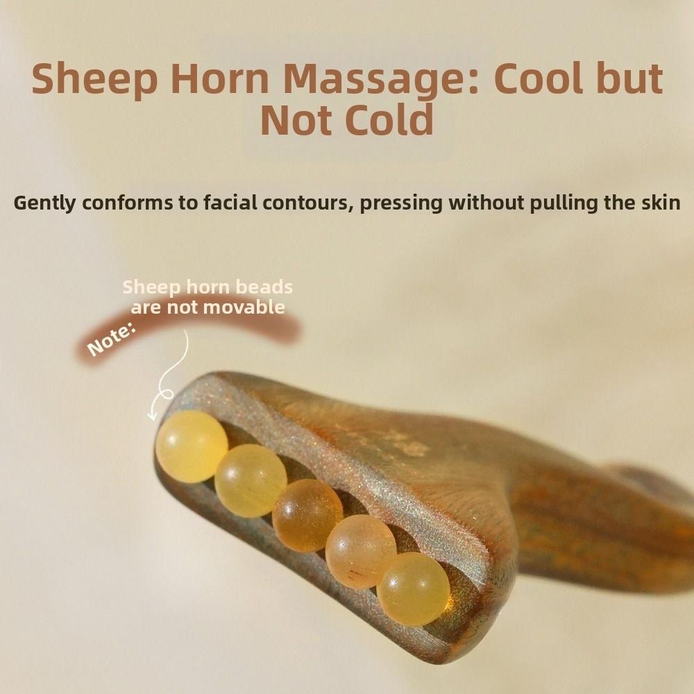 Wood Facial Gua Sha Tool Handheld Point Acupoint Massager Body Massage Scraper  Acupoint Massage