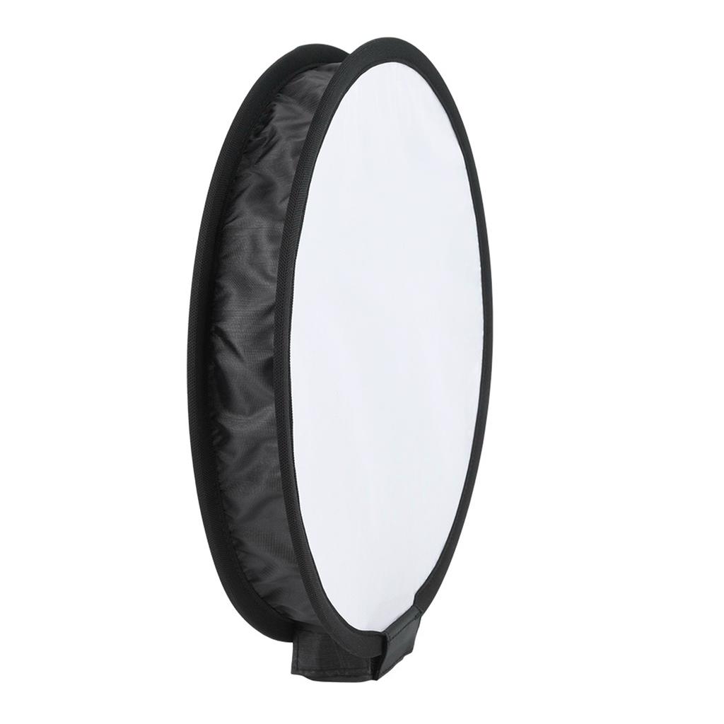 40CM Portable Foldable Round Shape Speedlite Softbox Diffuser for Camera Flash Light