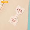 50Pcs Colored Letters Fold Packing Cardboard Display Cards For Handmade Necklace Headwear Hairband Jewelry Display Tag Cards