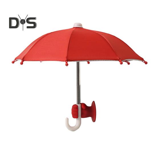 

Зонт для телефона с присоской Fist Защита от ультрафиолета Универсальный мини ветрозащитный козырек от солнца Зонт для мобильного телефона Аксессуары для телефона красный