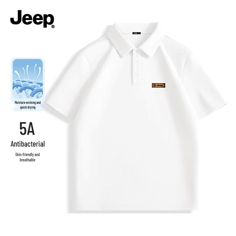 Jeep Мужская быстросохнущая футболка-поло с защитой от солнца 2XL