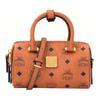 New MCM Essential Visetos Origina Leather Boston Bag, Shoulder Bag, Crossbody Bag, Handbag Mini Women's MWB9ASE25CO001