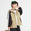 Duoduojia Boys' Academy Style Spliced Hooded Jacket