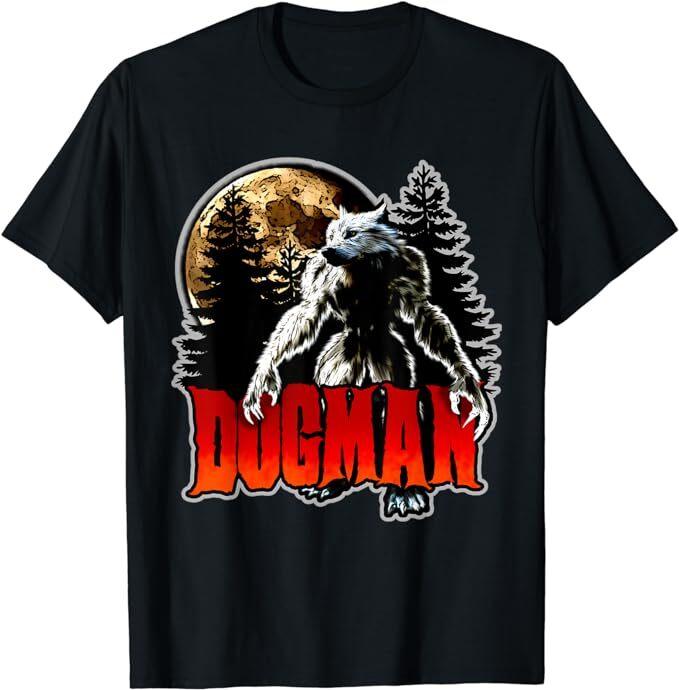 NEW LIMITED Dogman America s Werewolf: Monster Cryptid T-Shirt Size S-4xl 4XL