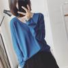 2023 Autumn/Winter Korean-Style Loose V-Neck Long Sleeve Knitted Sweater Women's Base Layer