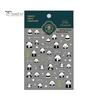 Cartoon Panda Nail Art Sticker 5D Bamboo Letter Waterproof PET Self-adhesive Women Girls Fake Nail Decoration Decal Party Supplies Gift
