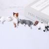 4-10 Pcs Cute Kitten Decoration Creative Sleeping Cat Doll Home Ornaments Toys Cat Car Micro Landscape Decoration Adorable Gifts