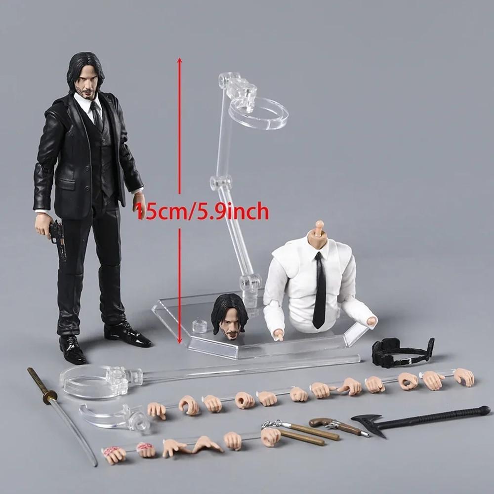 15cm John Wick 4 Movie Figures
