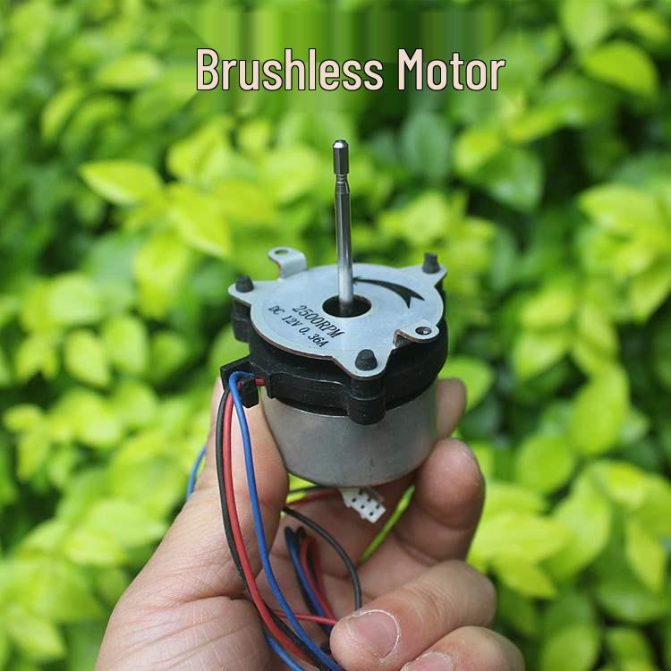 12V Brushless Mini Fan Motor: Counter-Clockwise, Built-in Drive, Child DC External Transmission