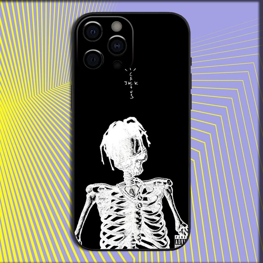 

Travis Scott Cactus Jack Phone Case For iPhone 16 15 14 13 12 11 Pro Max Mini X XS SE 7 8 Plus 16E Shockproof Soft Cover Fundas For iPhone 16 Pro
