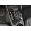 Black Titanium Center Console Gear Shift Panel Trim For VW Tiguan 2018-2022 2023