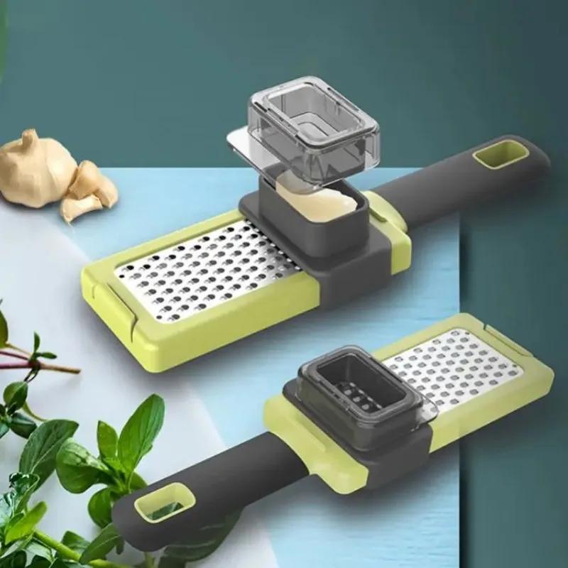 Ginger Garlic Grater Press Ginger Knife Manual Onion Chopper Household Garlic Ginger Grinding Gadgets Creative Vegetable Cutter