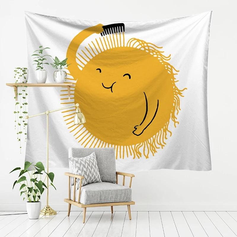 Niedlicher kreativer Wandteppich mit Tier-Hintergrund, für Schlafzimmer, Wohnzimmer, Wandteppich, Wanddekoration für Zuhause