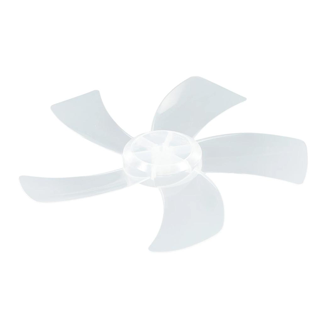 1pcs 12 Inch Household Plastic Fan Blade Five Leaves With Nut Cover For Pedestal Desk Fan Accessory Fan Blade