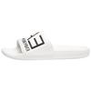 Offene Zehenpartie Slip-On Flache Anti-Geruch Slide-Sandalen Unisex Schuhwerk Weiß XCP001-XCC22-00001
