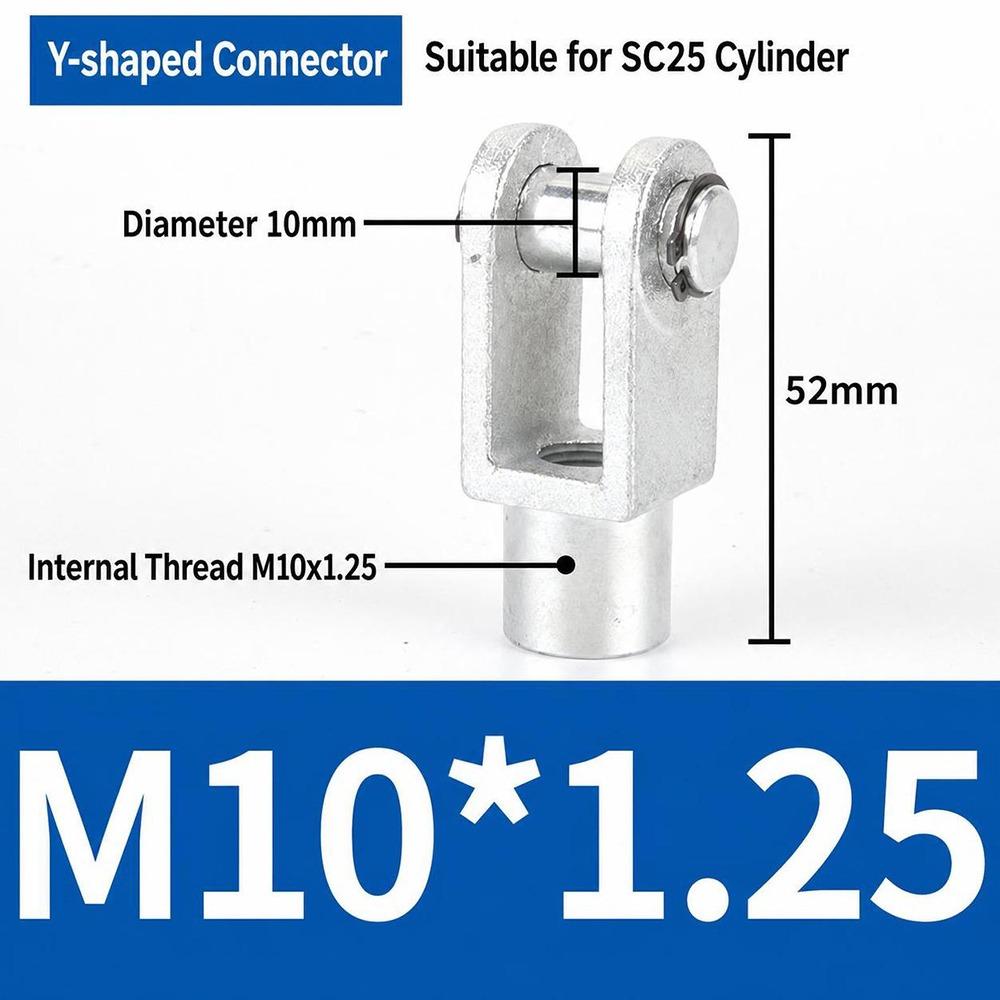 1Pcs M6 M8 M12 M16 M20 Threaded Pneumatic Cylinder Clevis for Cylinder Rod Connecting