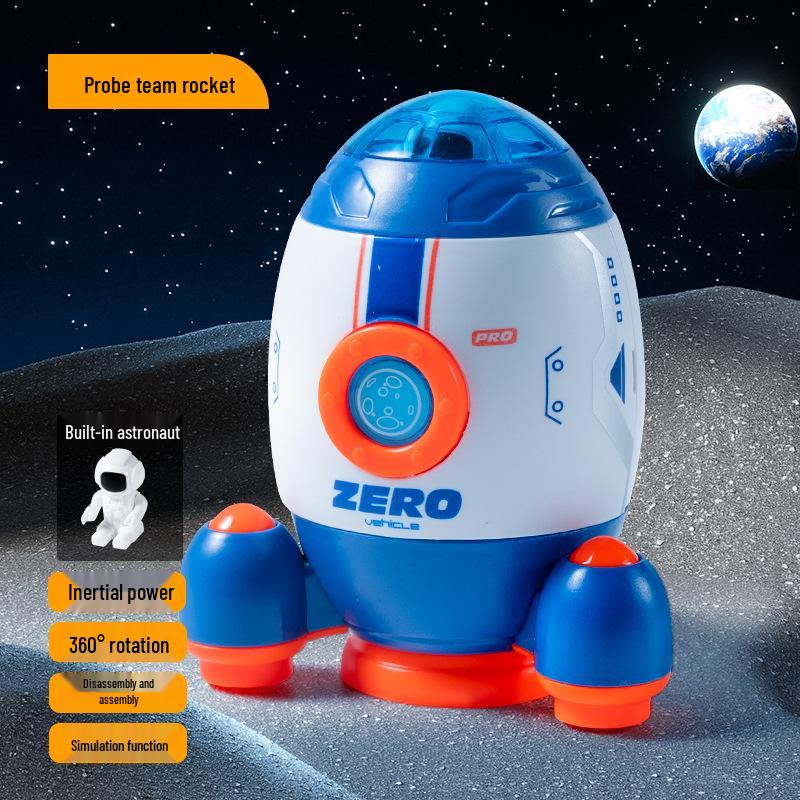 Astronaut Inertial Deformation Toy Car - Interstellar Rocket Spaceship for Kids