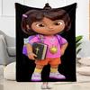 Dora Explorer Blanket Soft Warm Cozy Great for Couch Livingroom Sofa Four Seasons Universal Modern Style Birthday Christmas Gift Blanket
