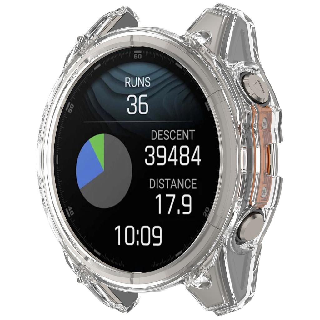 Fenix8 Accessories TPU Case Cover For Garmin Fenix 8 51MM 47MM 43MM Replacement Durable Protection Case Frame Cover Bumper Shell